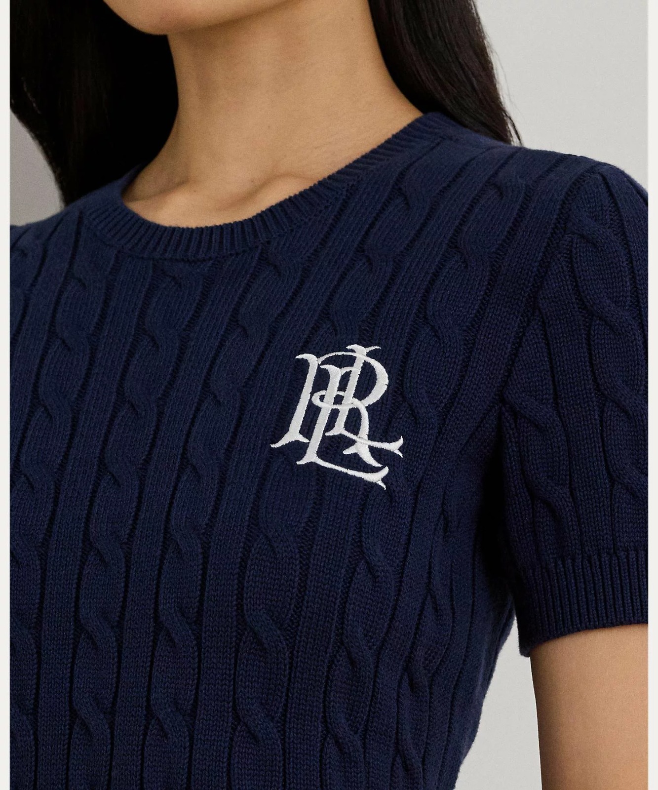預訂 RL Polo 純棉短袖麻花針織衫 [貨號26A1484]