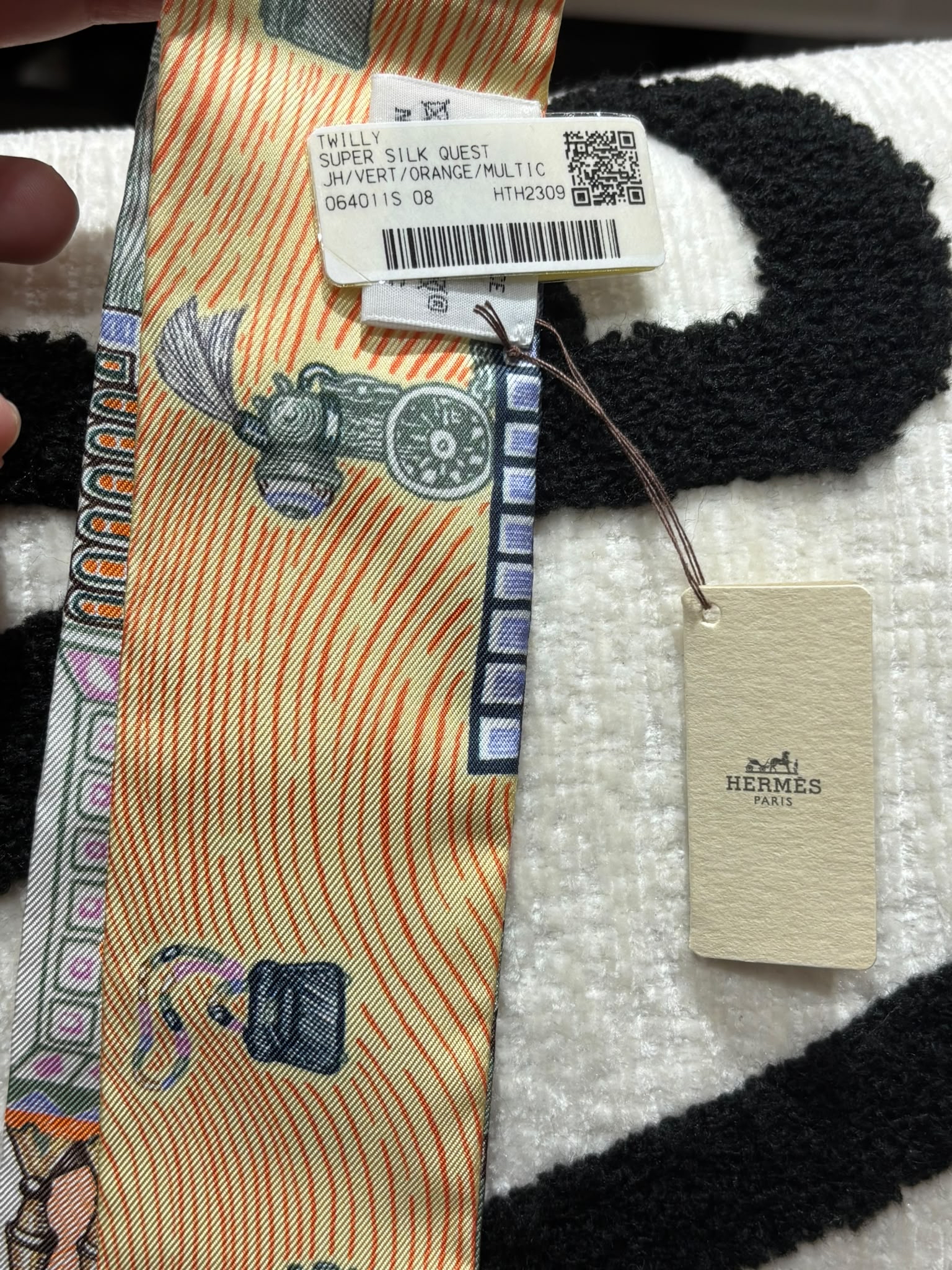 全新 Hermes Twilly Super Silk Quest 100%Authentic, Brand New 全新 ✅Box