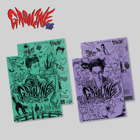 SHINee - KEY - 2ND FULL ALBUM [GASOLINE] - BOOKLET VER.