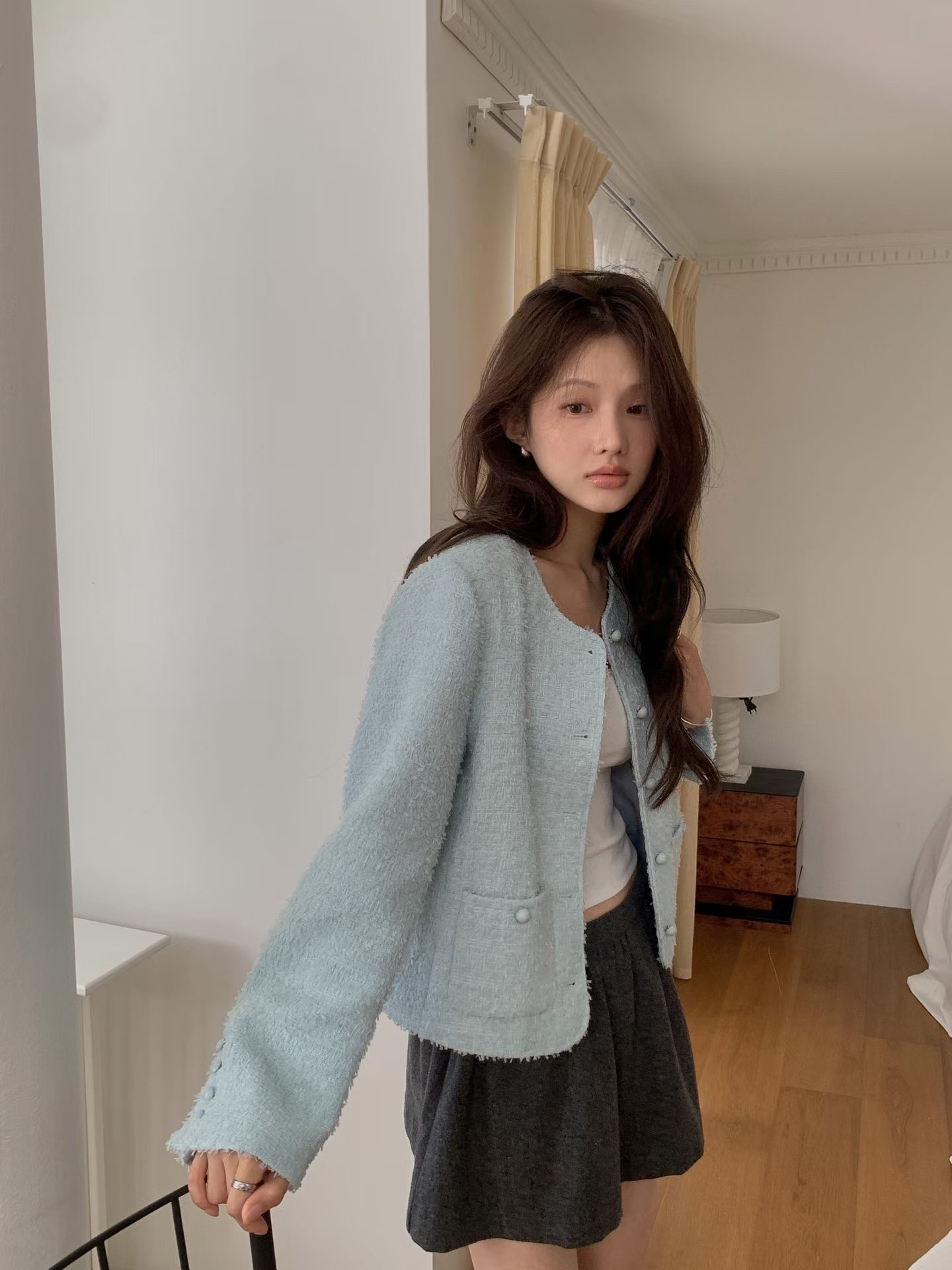 小香風軟呢外套 