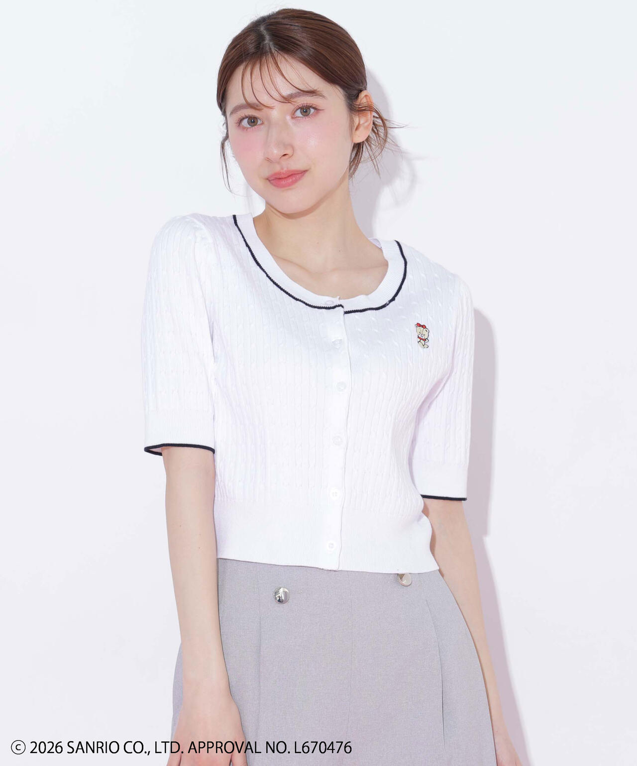 🎀【預訂】 JILL by JILL STUART Tiny Chum Collaboration Cardigan - White