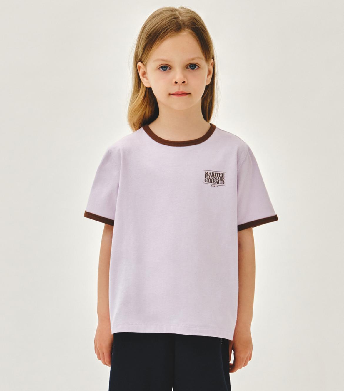 Ⓜ️ fg kids款 small logo ringer tee 折扣優惠 淺紫/淺黃/navy / white Size 100-150