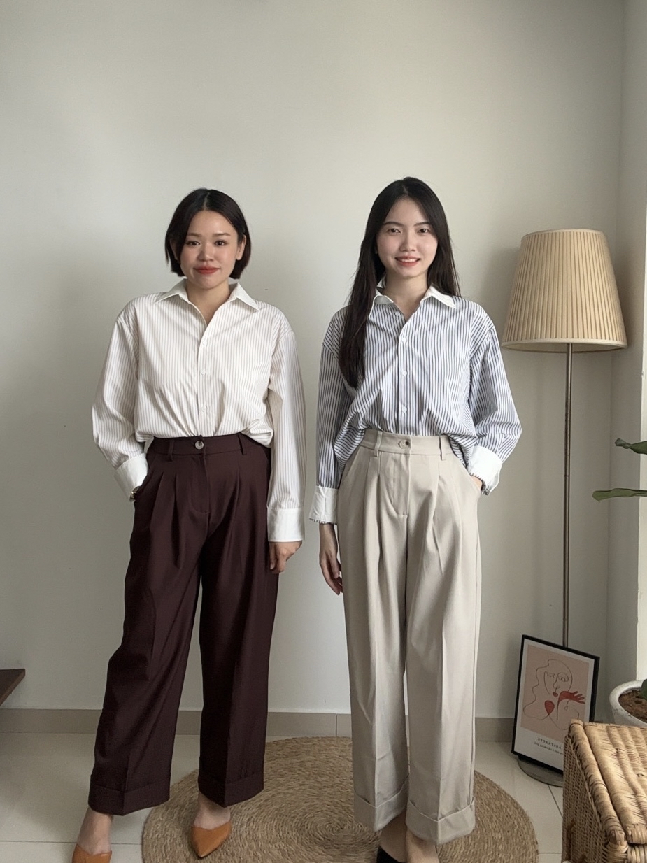 S1840 Long Straight Pants - 4 Colors 