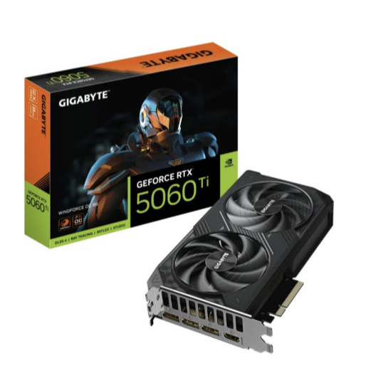 (🔥NEW RELEASE🔥) Gigabyte Windforce NVIDIA Geforce RTX 5060Ti 8GB GDDR7 PC Graphics Card (Brand New Full Set)