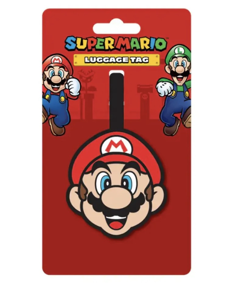 【全新Super Mario™ 款式】全球網上獨家發售🏆瑞士Travelmall 多功能行李吊牌 (五款選擇)│防水、防潑 PVC|獨特設計【
