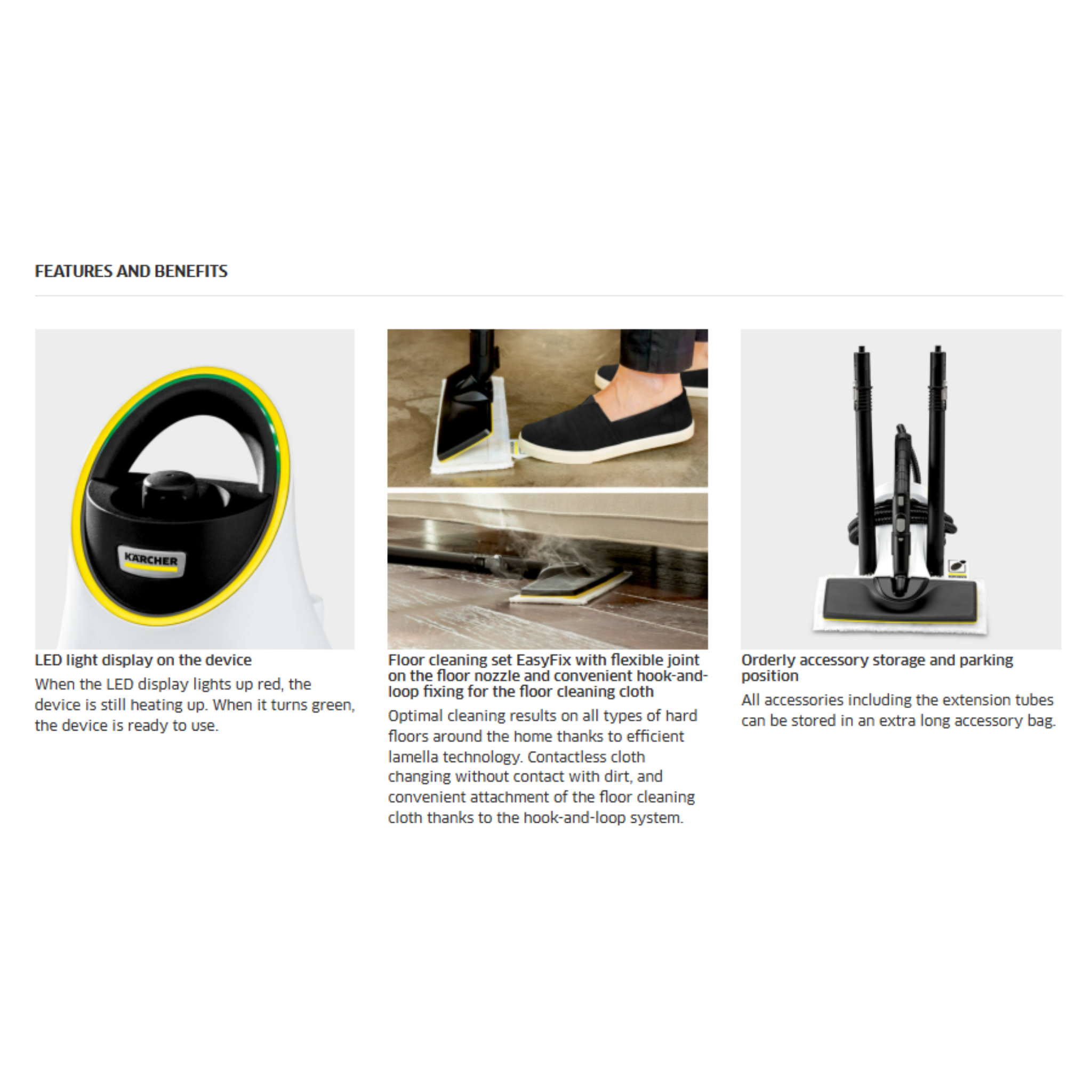 Karcher SC2 Deluxe EasyFix Steam Cleaner (SC2 Deluxe)