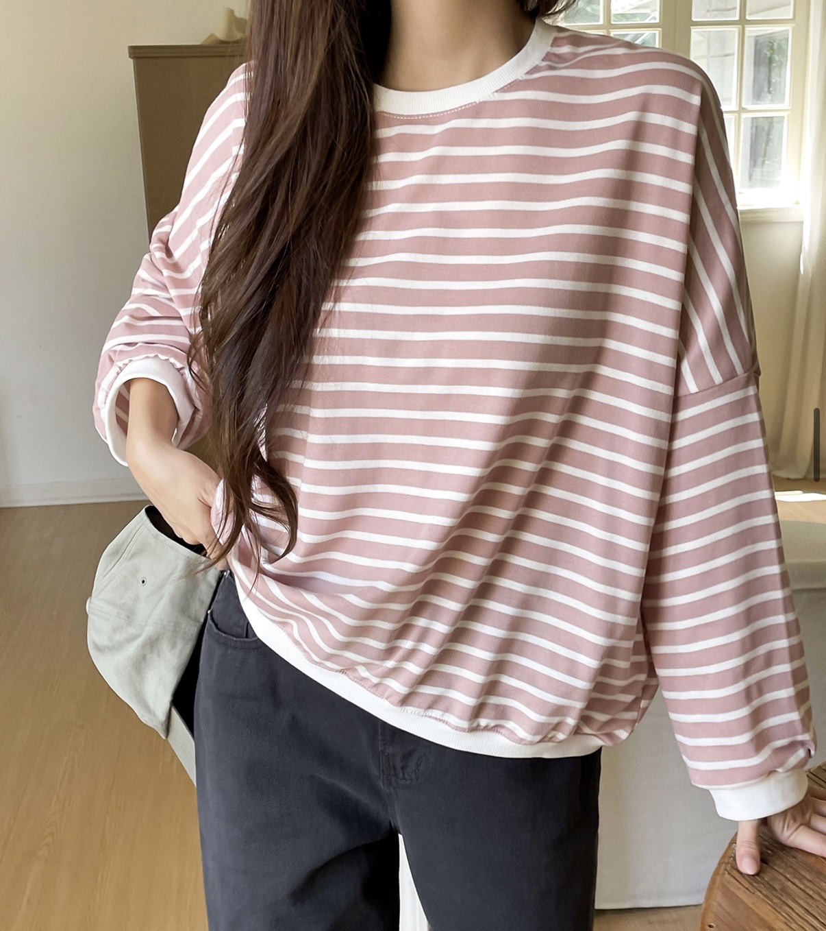 Made in Korea 🇰🇷寬鬆橫間top