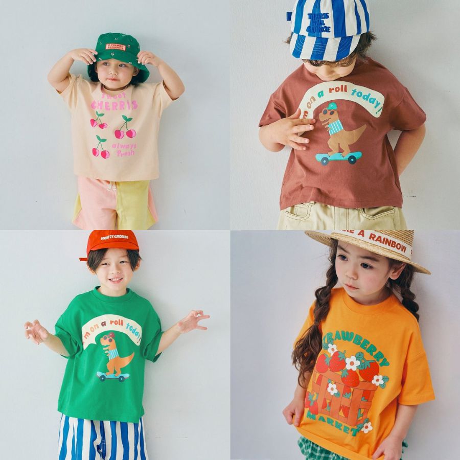 🆕【⭐訂購⭐】 🇯🇵日本直送🌀夏日圖案印花純棉Tee［10款選］🌀[ELBA-0201][260328]