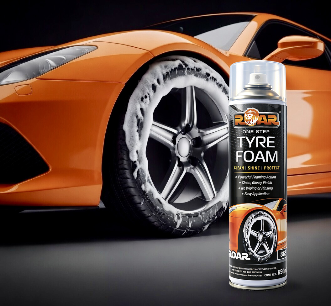 ROAR 車胎清潔亮光泡沫 650ml