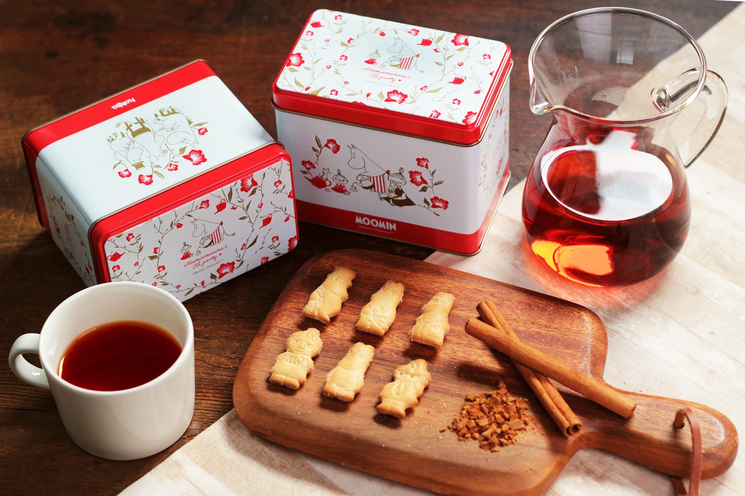 hokka moominシナモンブレッドパーティー缶 肉桂餅乾 - 03260017