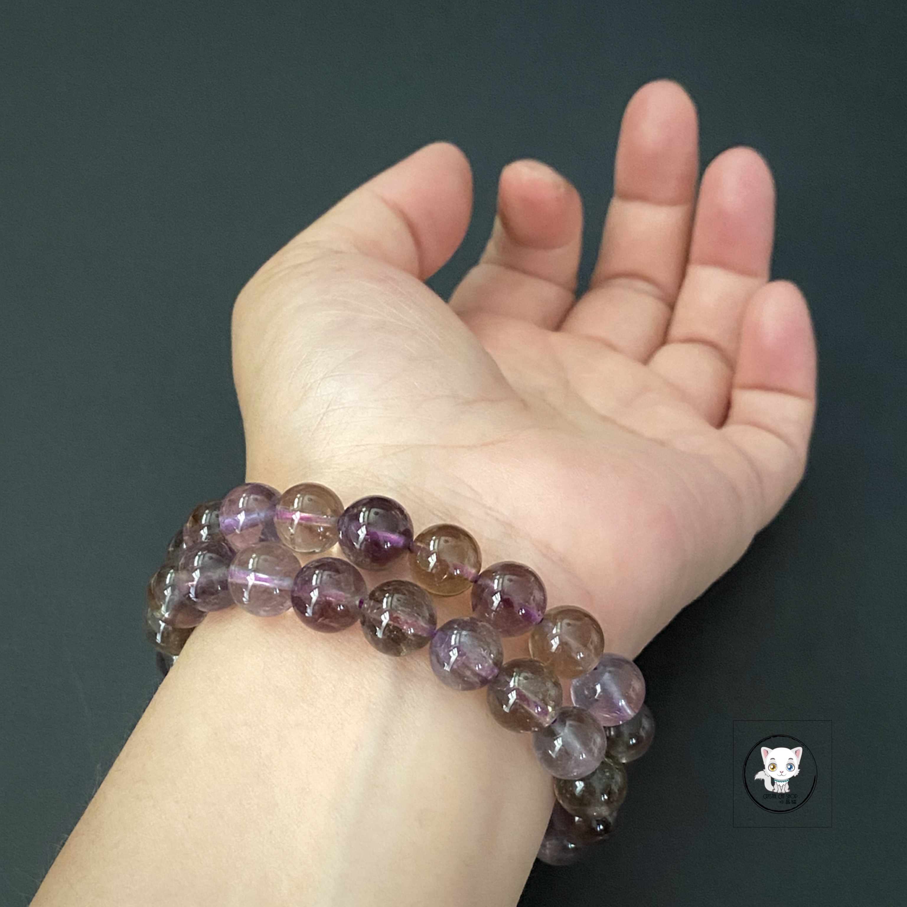 彩極光23水晶手鏈 9.8mm
