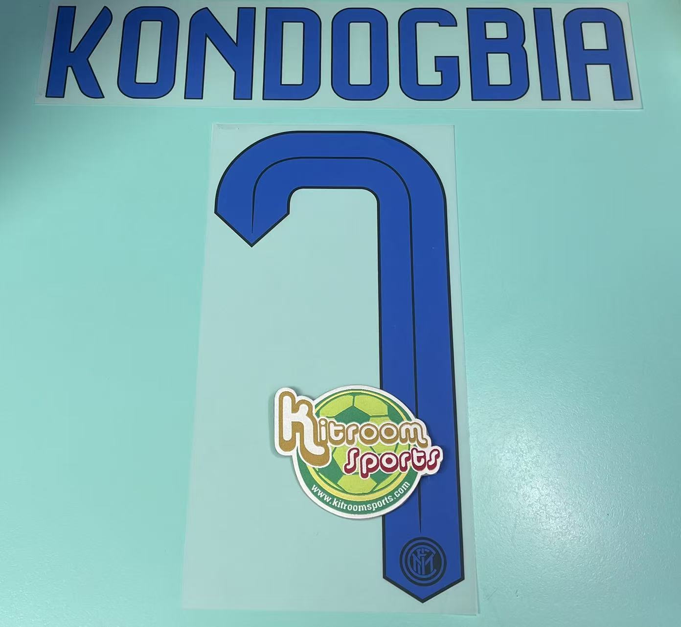 2015-16 Inter Milan Away Nameset #7 KONDOGBIA