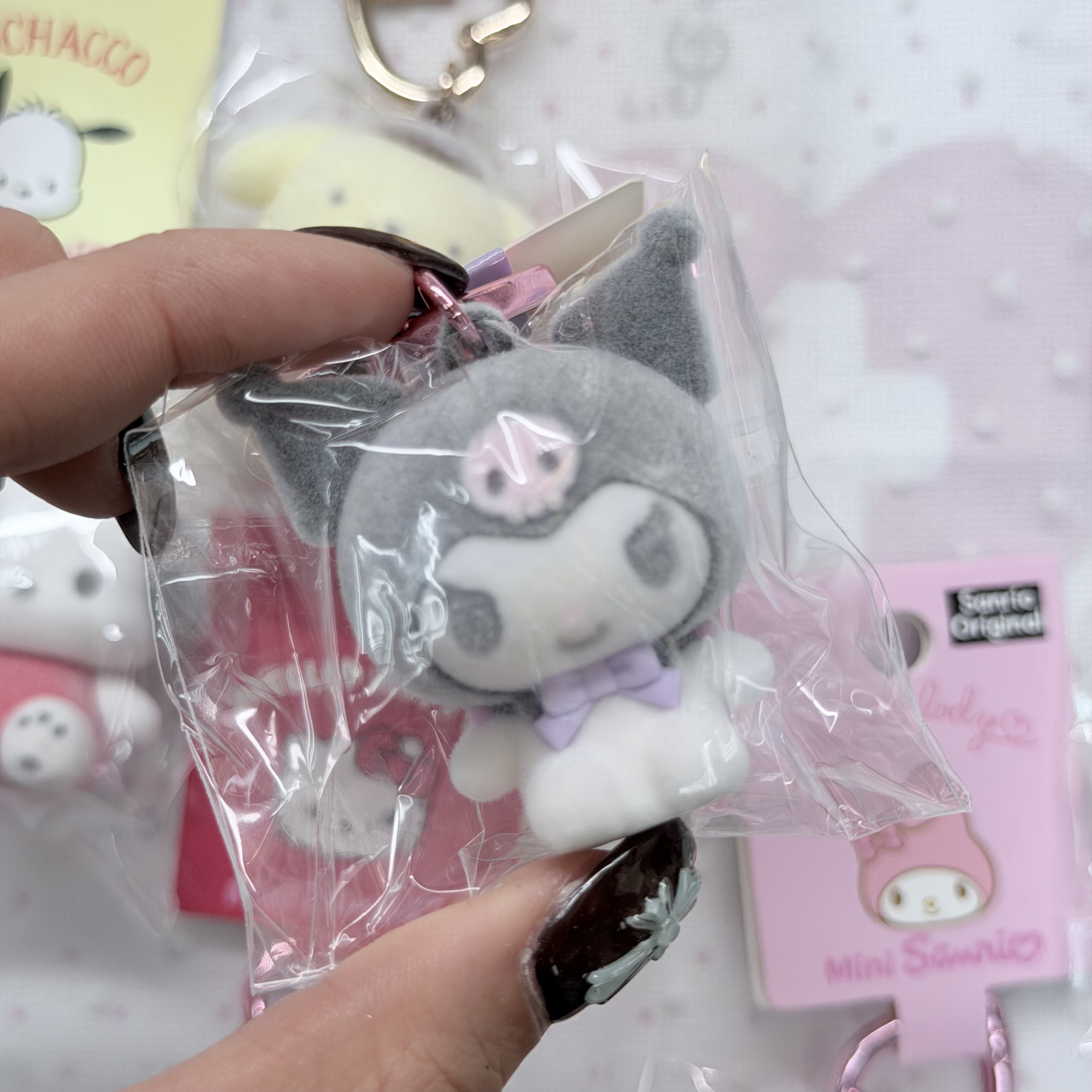 Sanrio 植絨硬身小吊飾~5cm