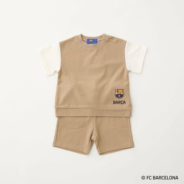 🇯🇵預訂 日本直送🇯🇵Petit Main x 巴塞球隊系列兩色球隊標誌短袖上下套裝