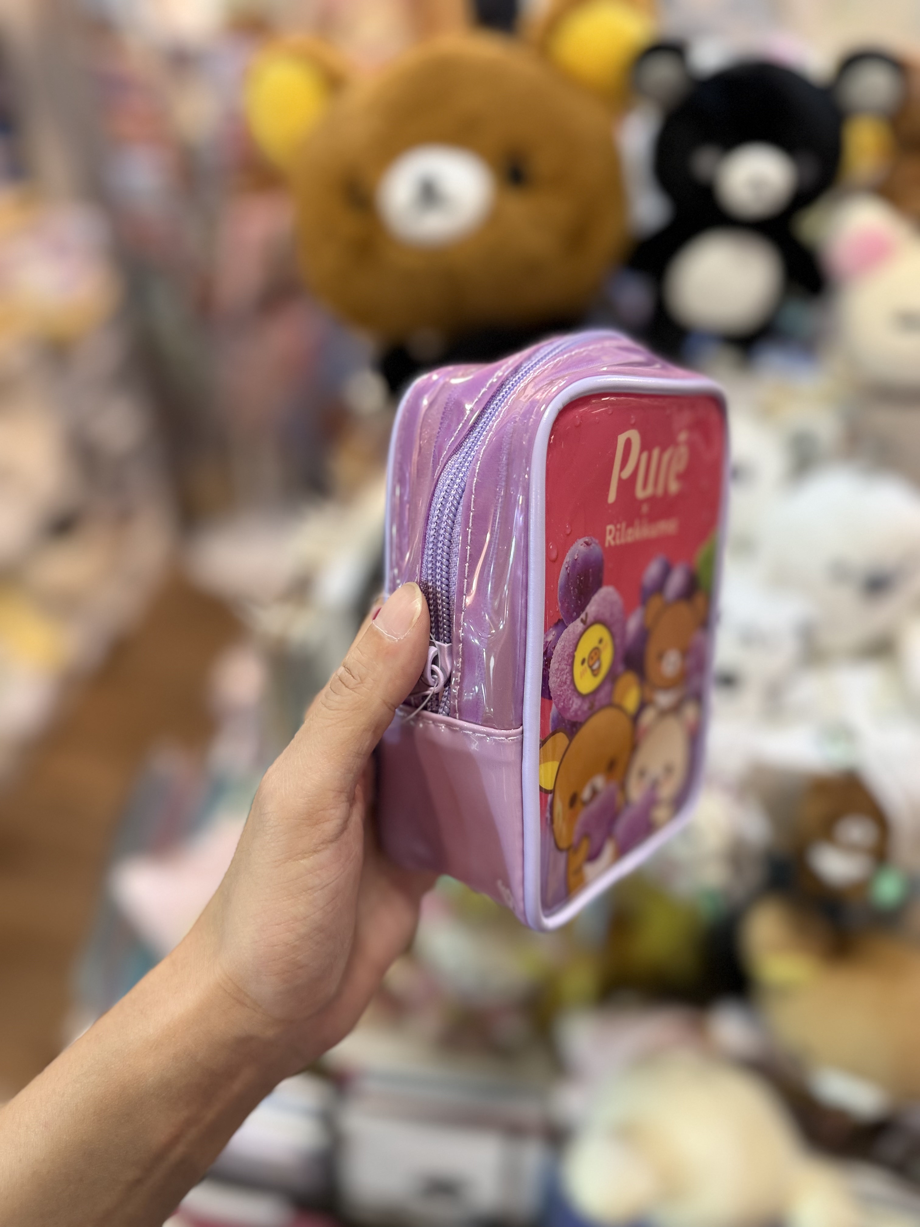 《現貨》全新loft 限定puregumi x rilakkuma小物袋