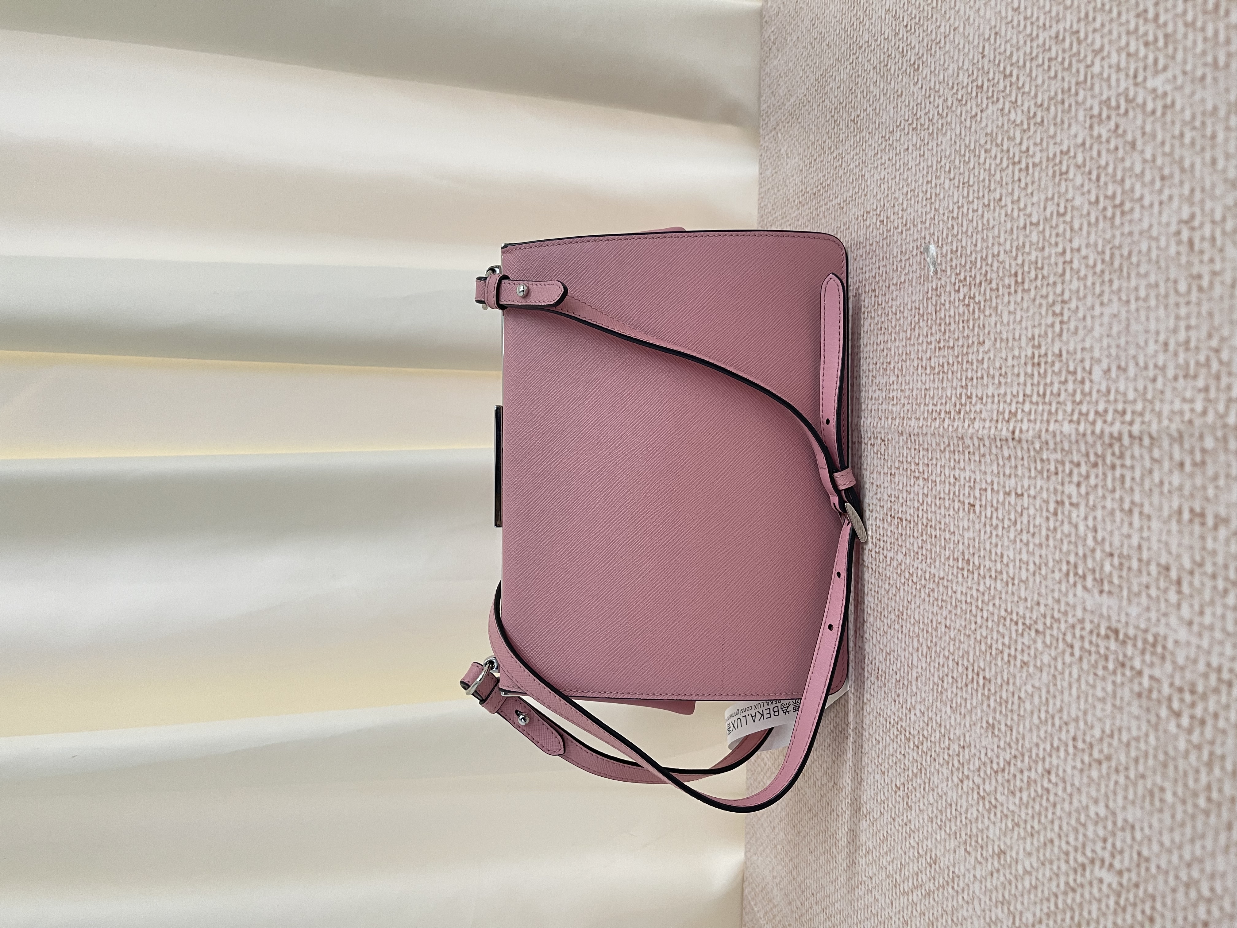 Pre-owned Prada Saffiano City Calf Light Frame Bag/ Product Code: 26041907