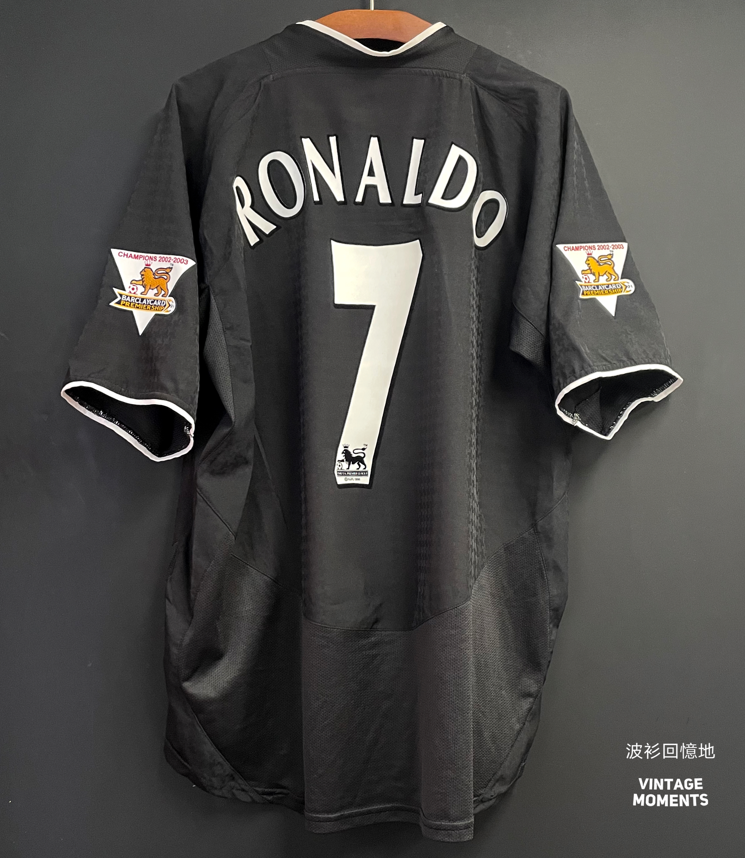 曼聯03/04客場 C朗拿度 MANCHESTER UNITED 2003-2004 AWAY SHIRT RONALDO