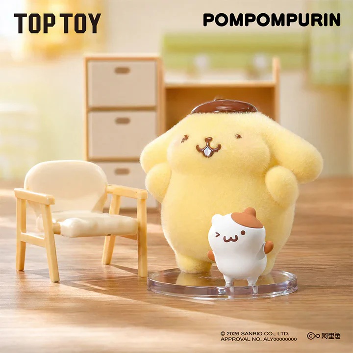 Pompompurin Flocky Daily Life Series Blind Box