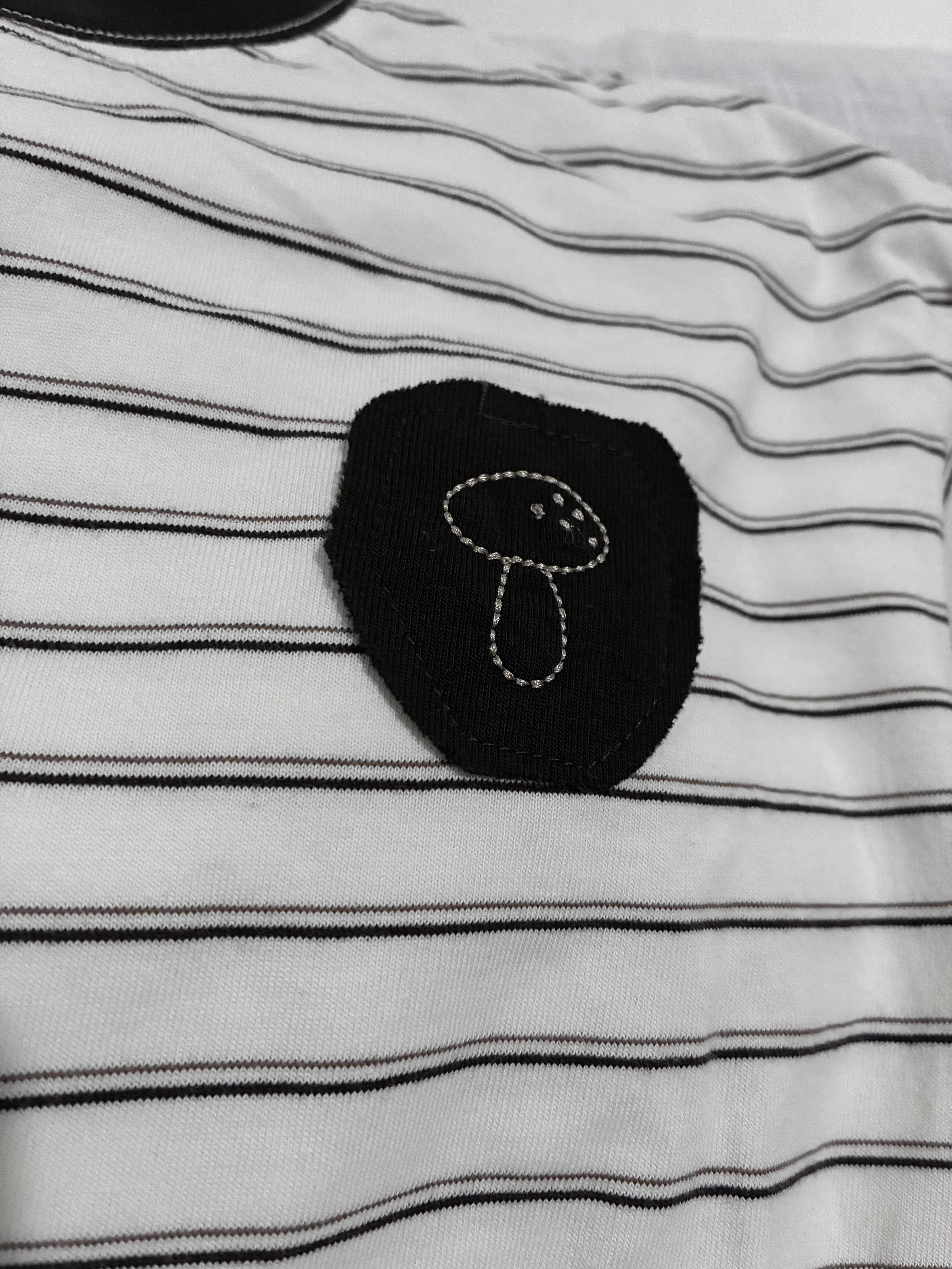 間條蘑菇T恤 SX255020