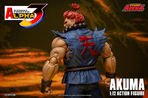 🧲預訂26年第4季：STORM ARENA 1/12 豪鬼 街頭霸王 Zero 3 可動figure STREET FIGHTER ZERO 3 - GOUKI