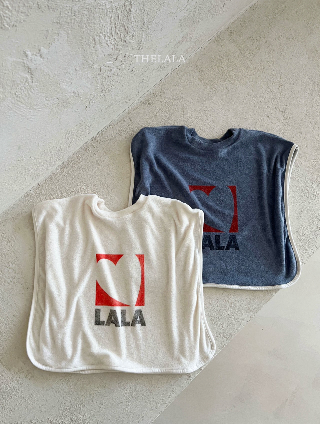 🌸預訂 韓國直送🌸🇰🇷THELALA兩色愛心標誌印花寬鬆背心