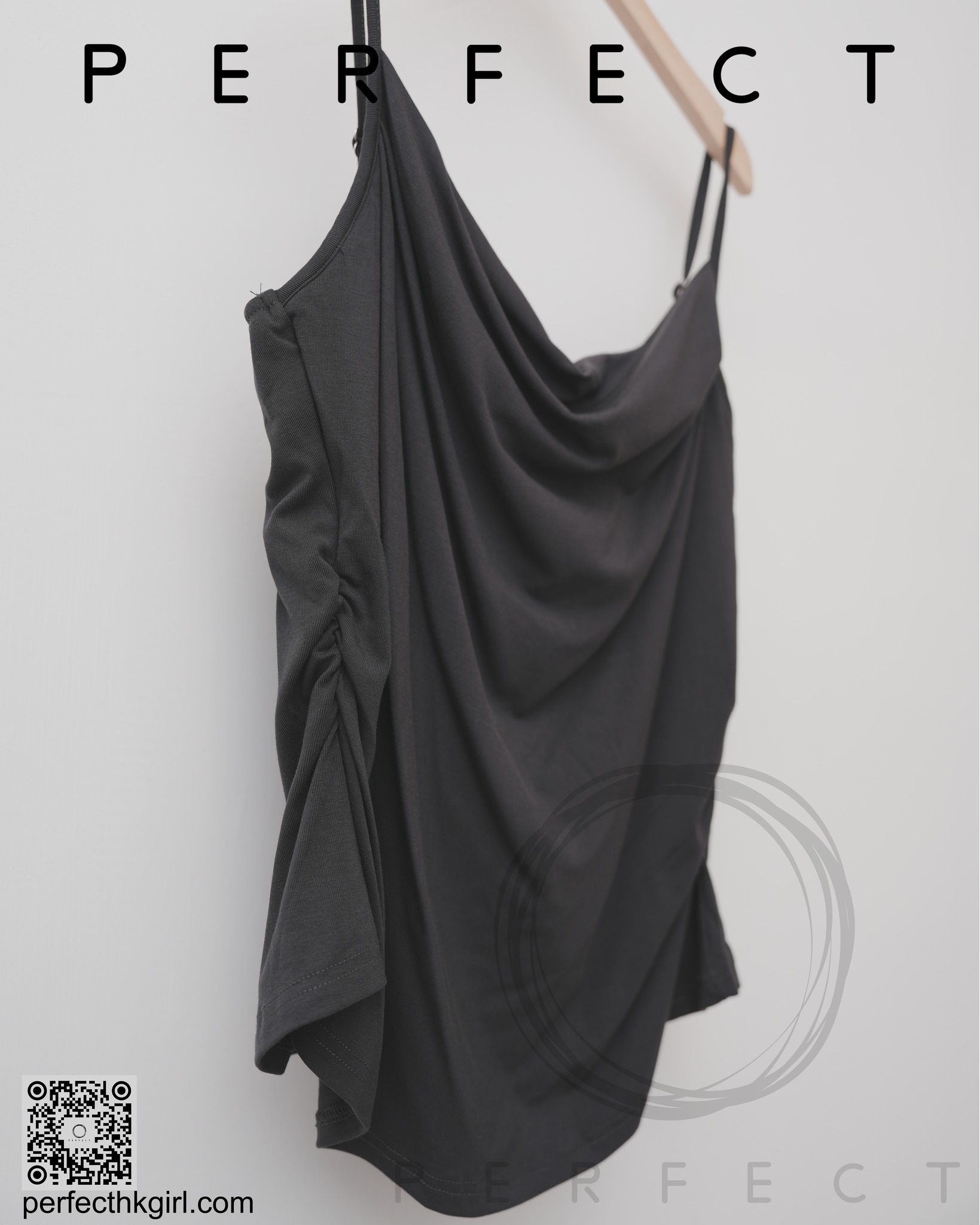 W0012_高彈力顯瘦四季背心涼感套裝裙（氣質灰）