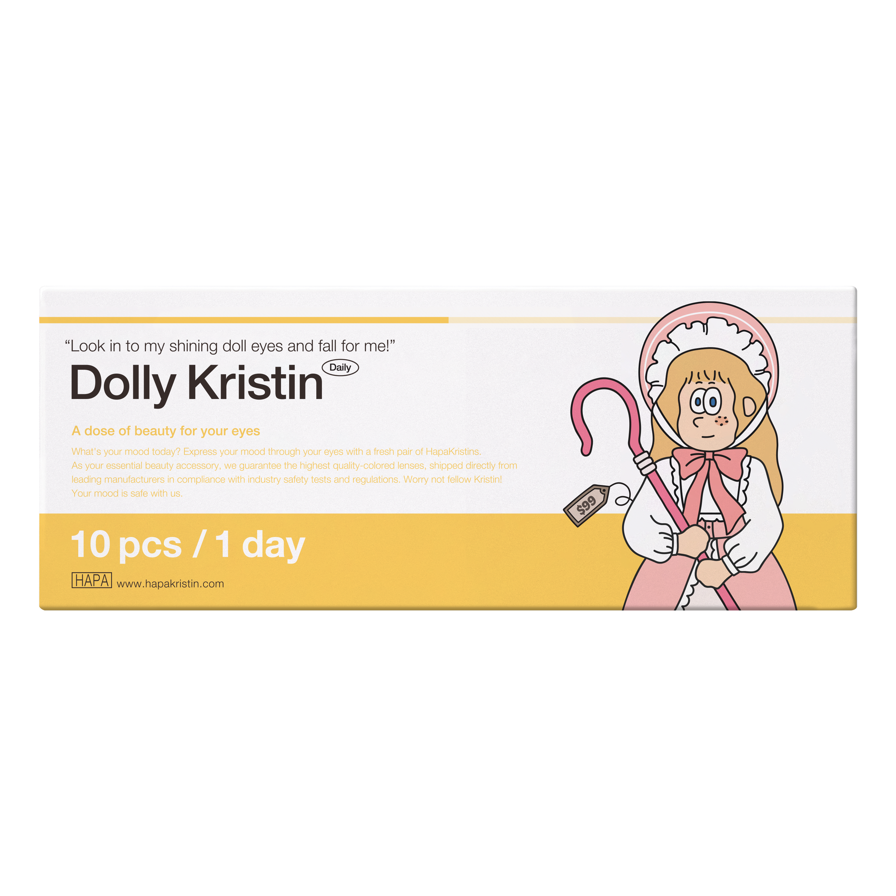 Hapa Kristin - Dolly Kristin Beige (1day/10P)