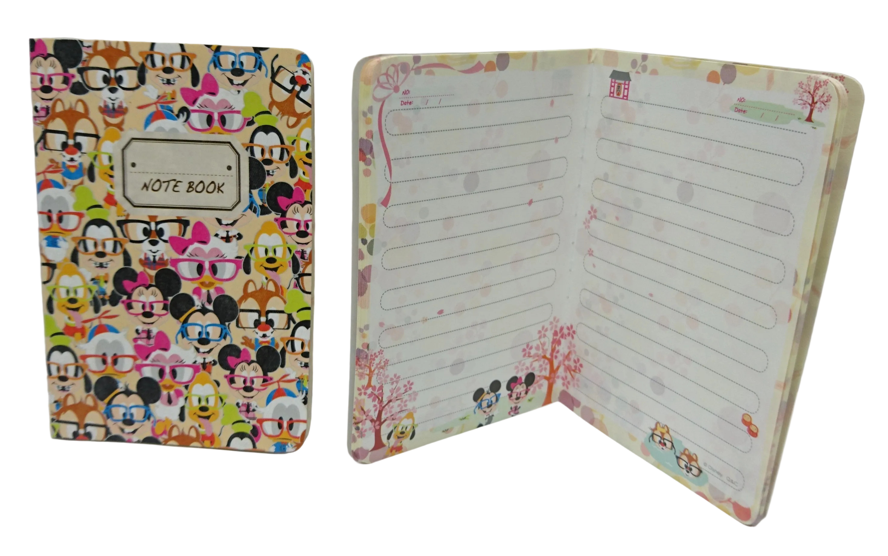 彩頁定頁筆記 Mickey And Friends (DPMA-7212A)