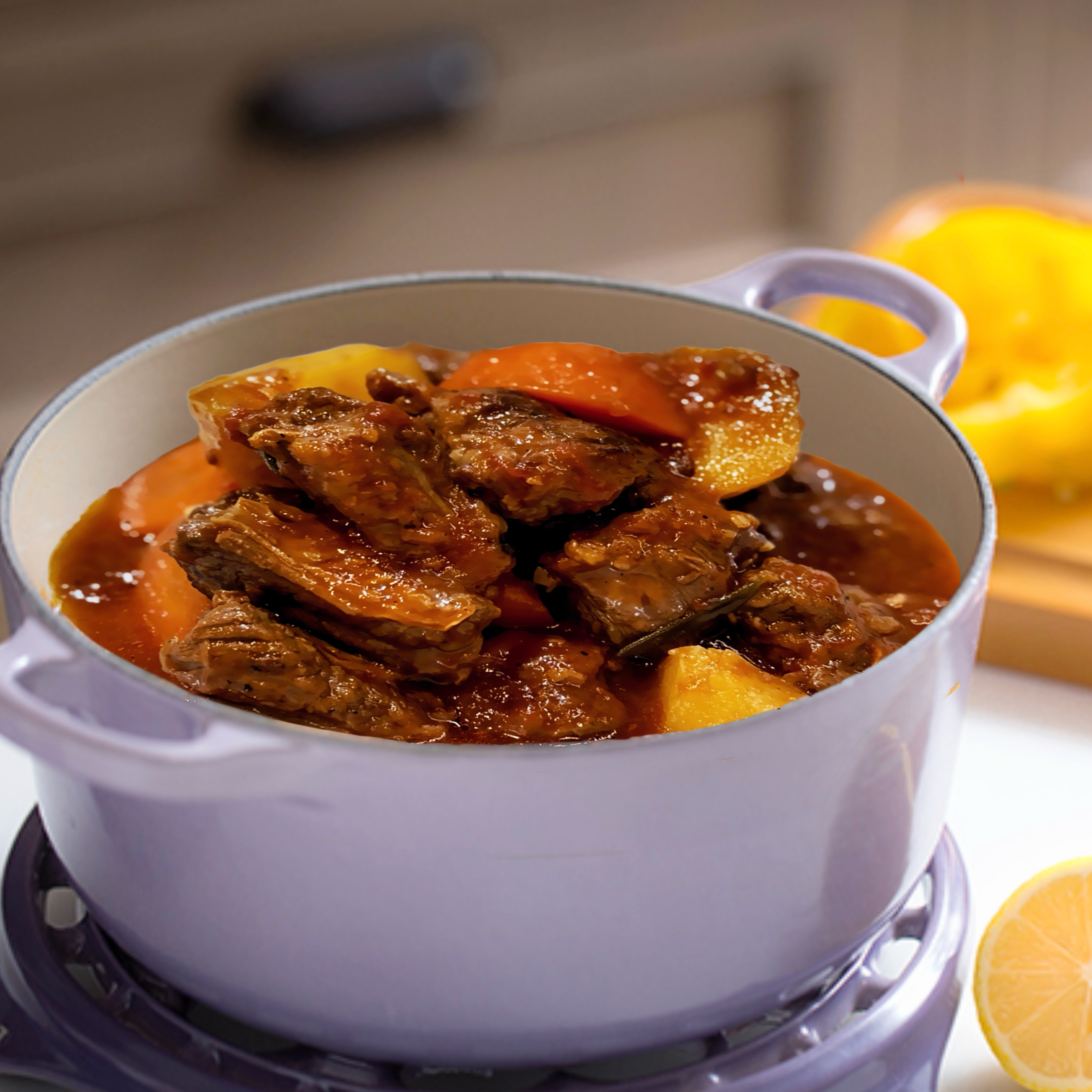 ❄️ 香港 蕃茄炆澳洲有機牛肋條 Hong Kong Homemade Australian Organic Beef Rib Finger Tomato Stew 