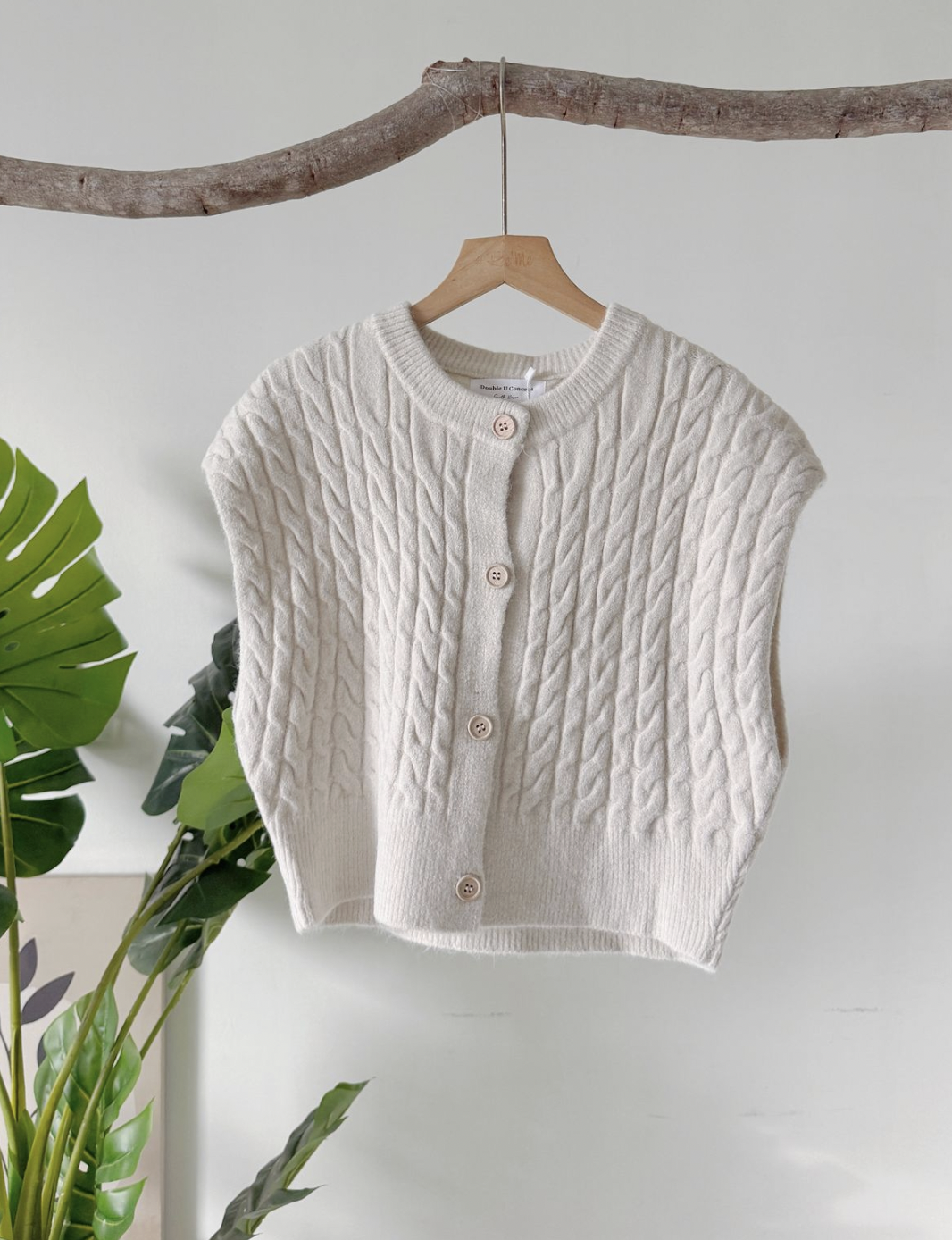 秋日针织复古马甲