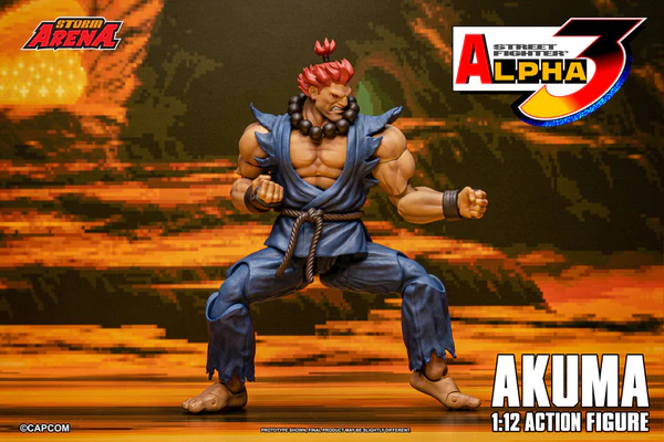 🧲預訂26年第4季：STORM ARENA 1/12 豪鬼 街頭霸王 Zero 3 可動figure STREET FIGHTER ZERO 3 - GOUKI