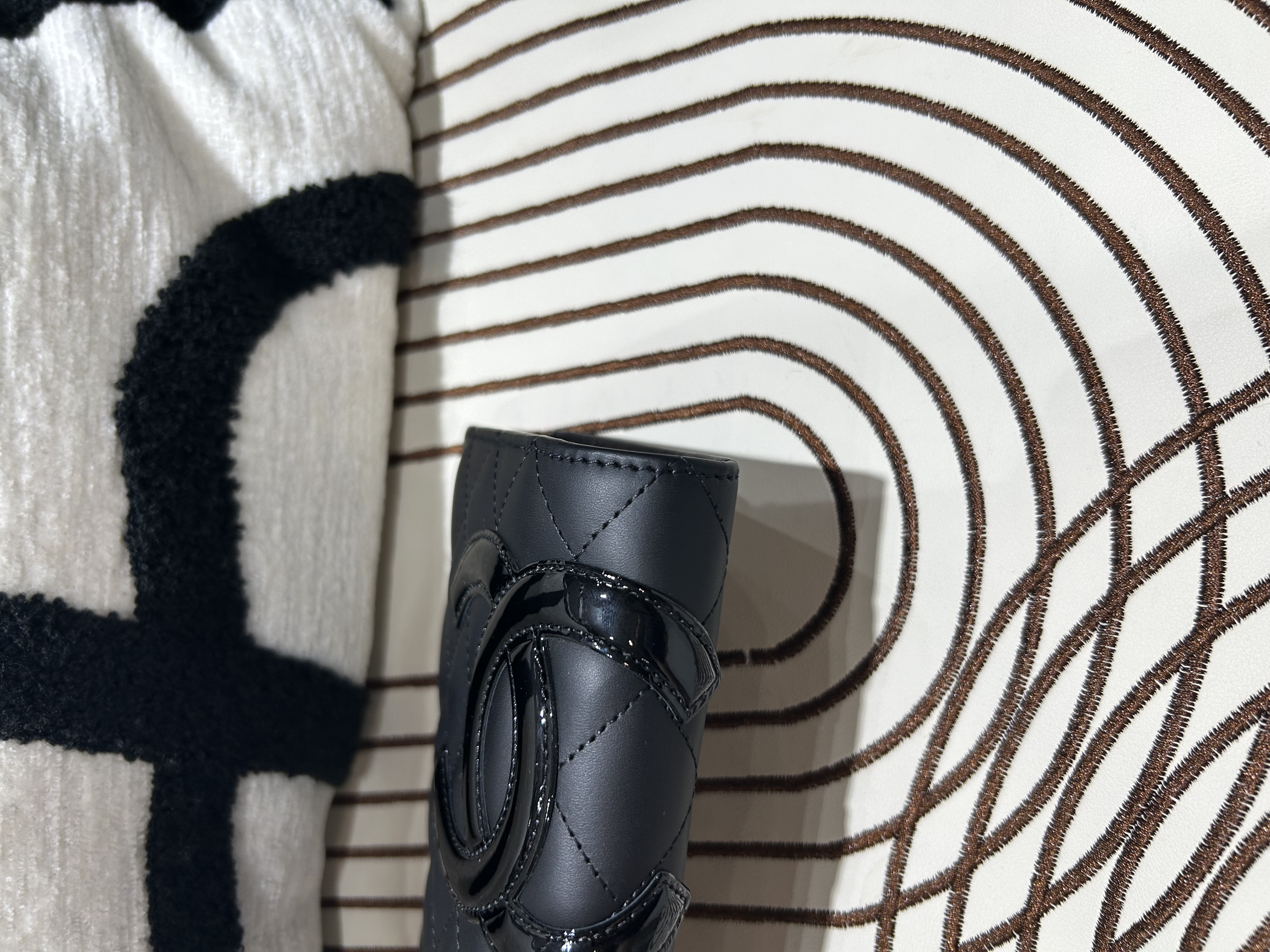 Chanel Cambon Long Wallet 黑色牛皮長銀包 100%Authentic, 99%New  ✅19card✅Box