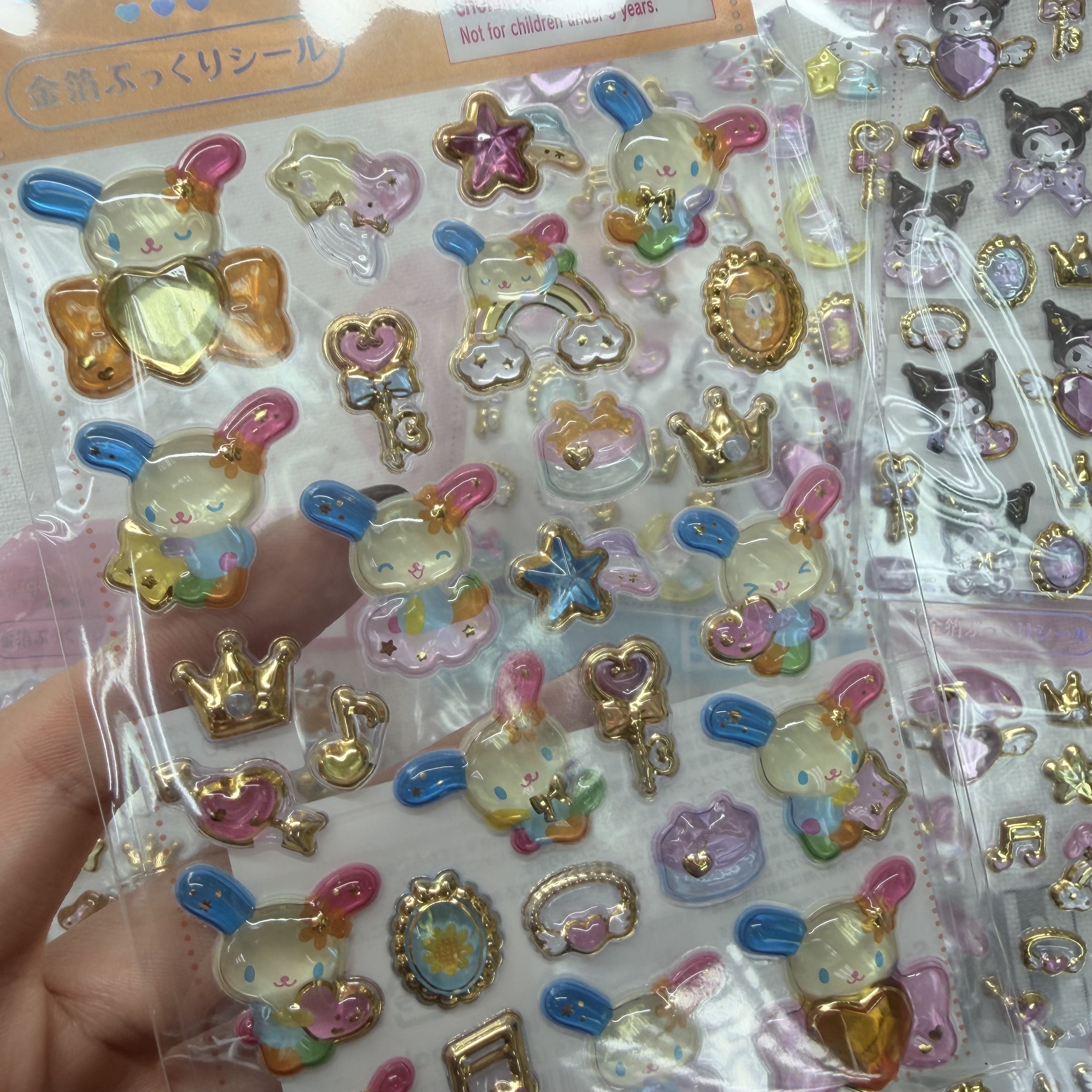 Sanrio 滴膠bonbon貼紙
