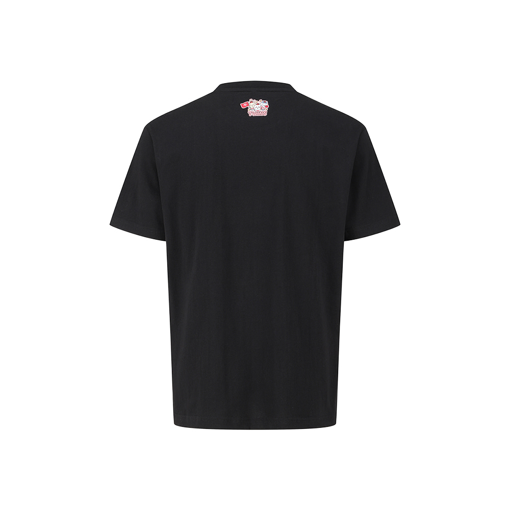 《Pre-Order》黑Tee｜韓國 Chiikawa 吉伊卡哇 X LG Twins 棒球隊商品 (26CKW17-P)