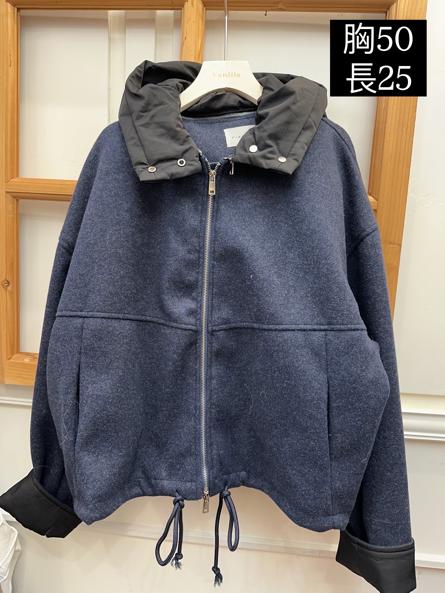 🇰🇷拉鍊有帽薄絨褸(有內裡)