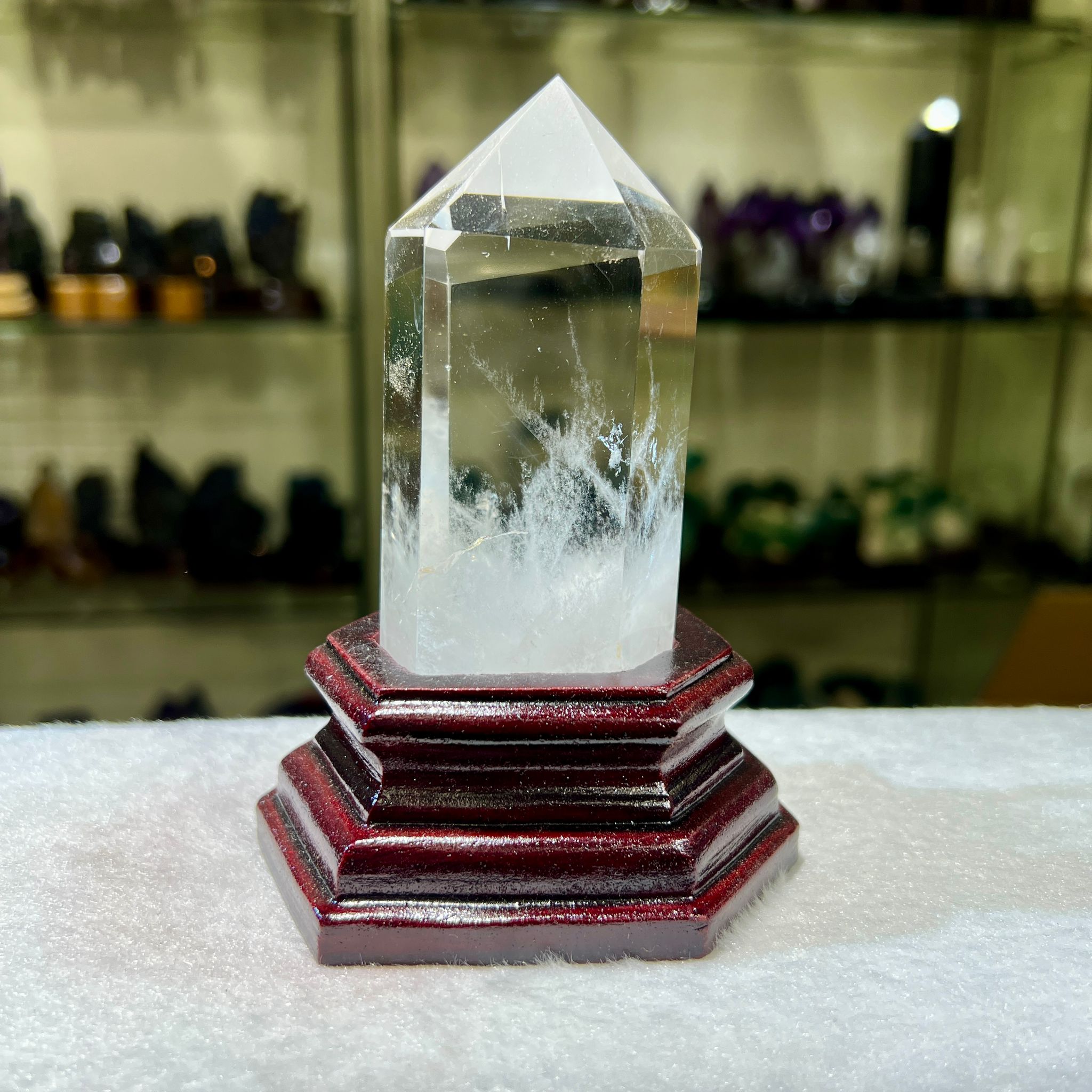 白水晶柱 (連座) -02