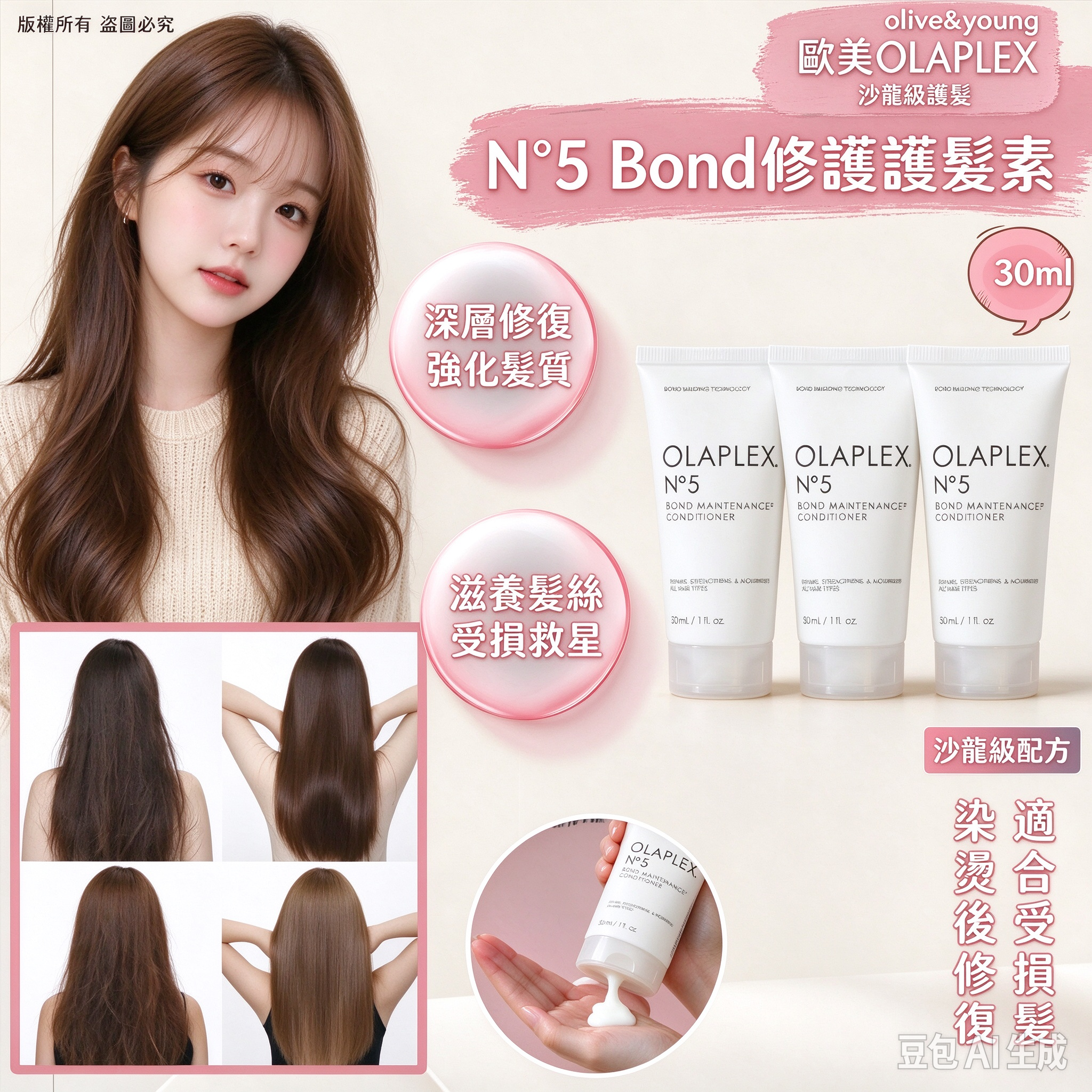 OLAPLEX No.5 Bond 修護護髮素｜30ml
