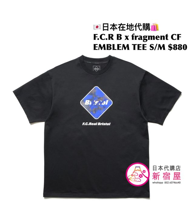 F.C.REAL BRISTOL x fragment design CAMOUFLAGE EMBLEM TEE | 日本