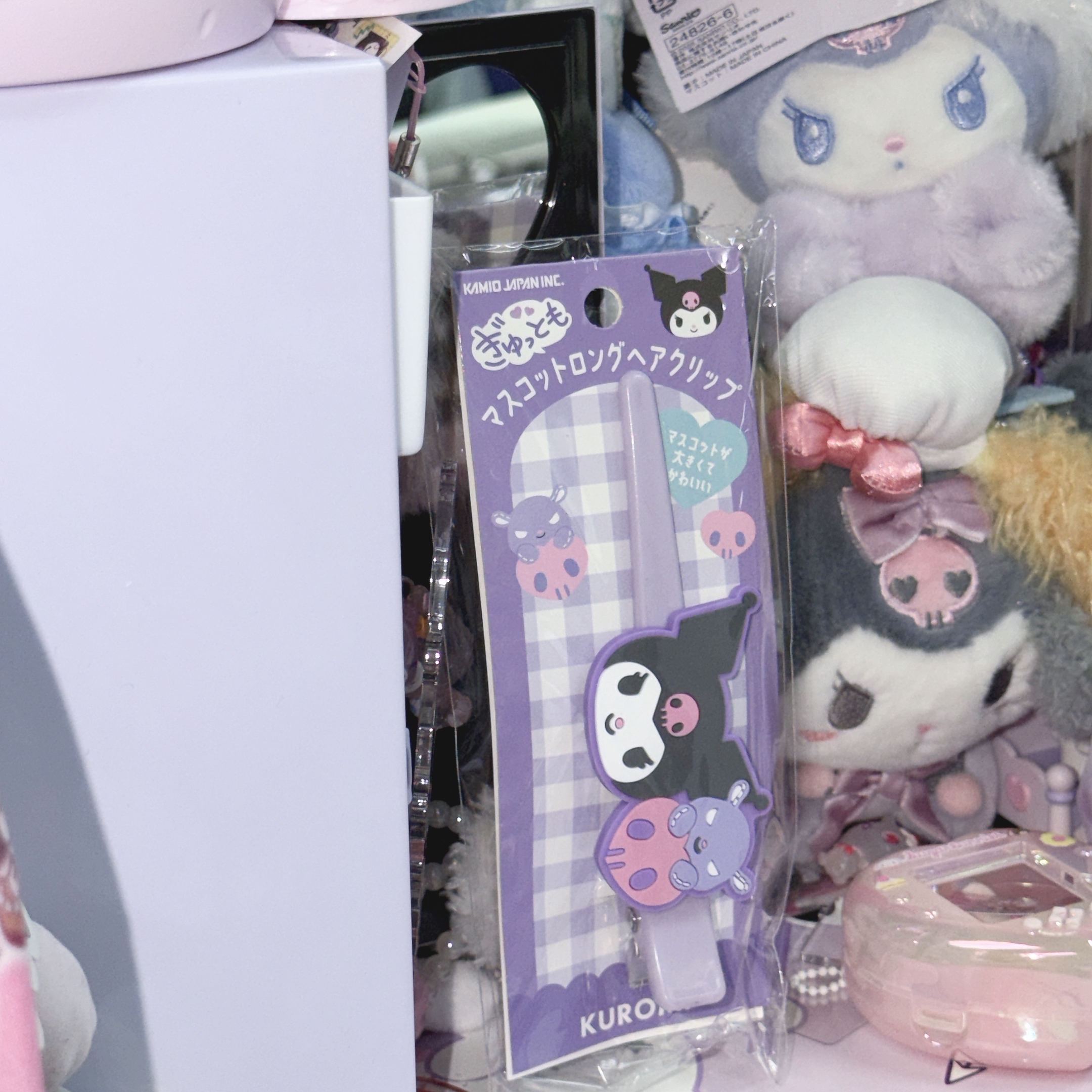 Kuromi 一字大髮夾 約12cm