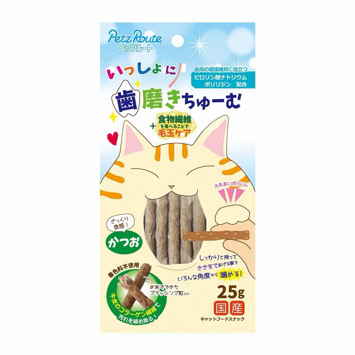 Petz Route 貓咪 鰹魚味潔齒小食