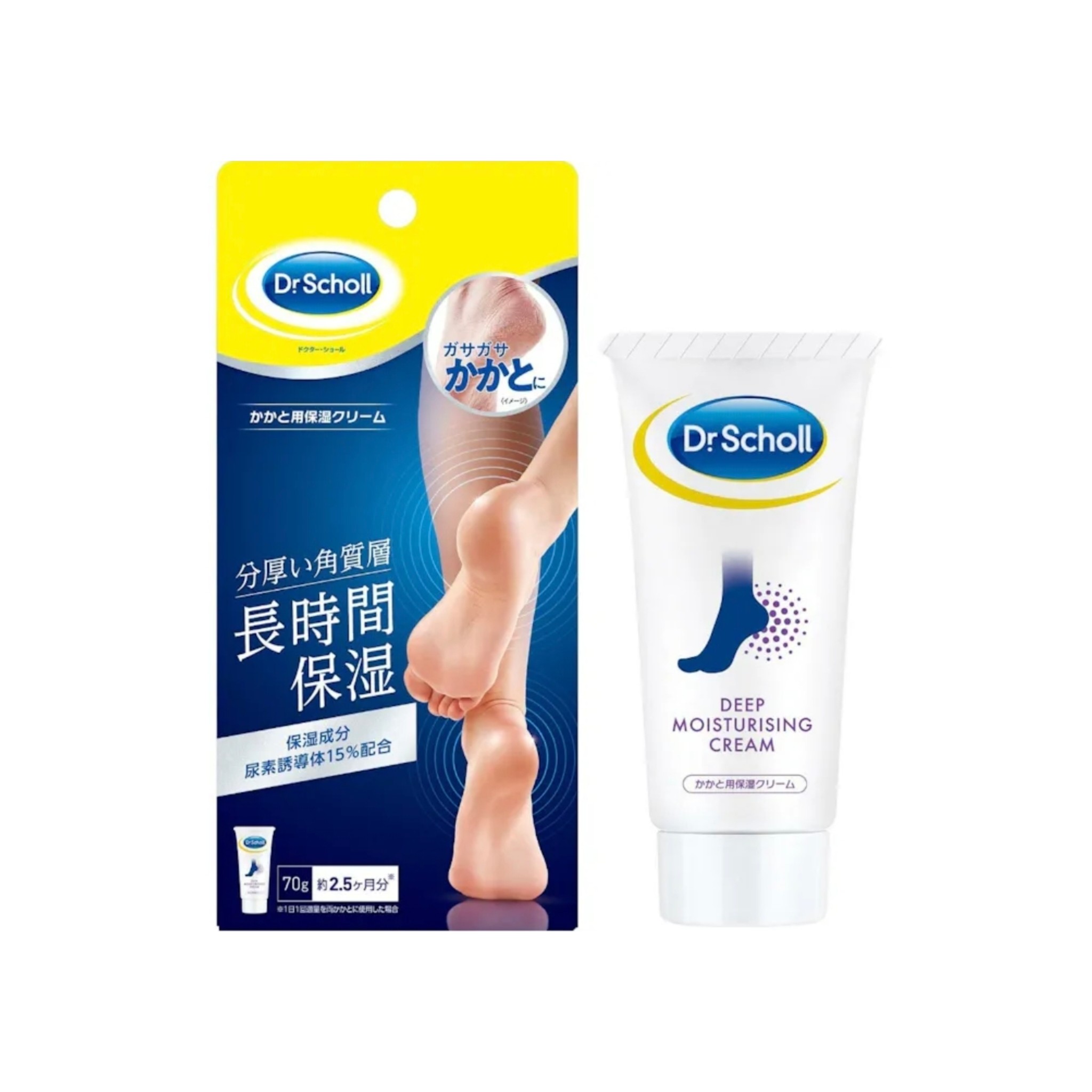 日本Dr.Scholl 深層保濕足跟霜 70g