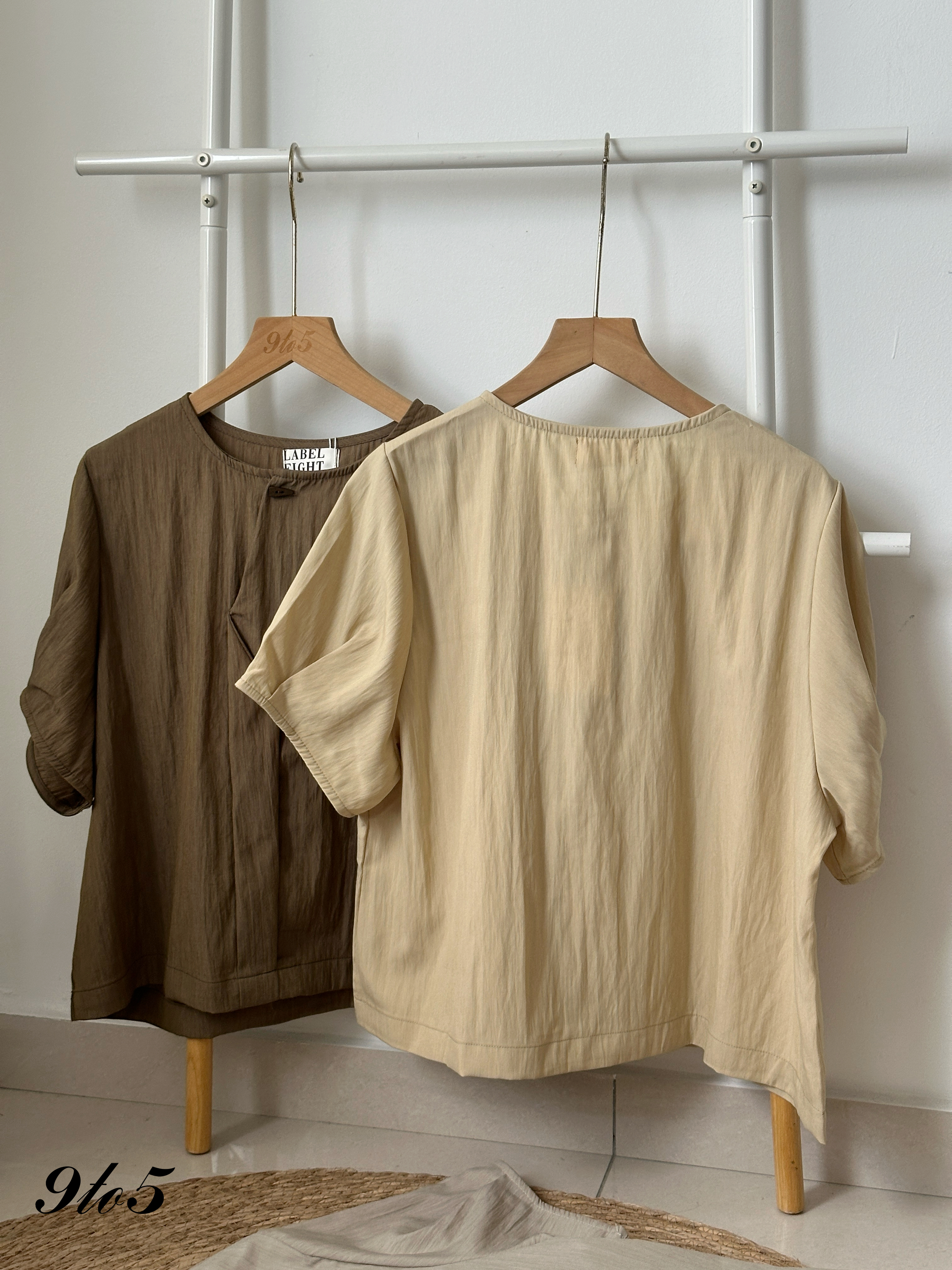 T4131 Round Neck Blouse - 4 Colors