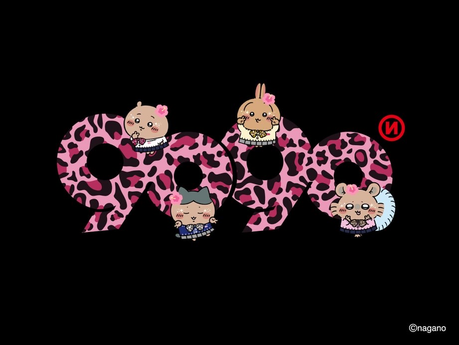 【日版官方受注】9090 x Chiikawa 小麥肌辣妹造型掛飾 - Chii仔