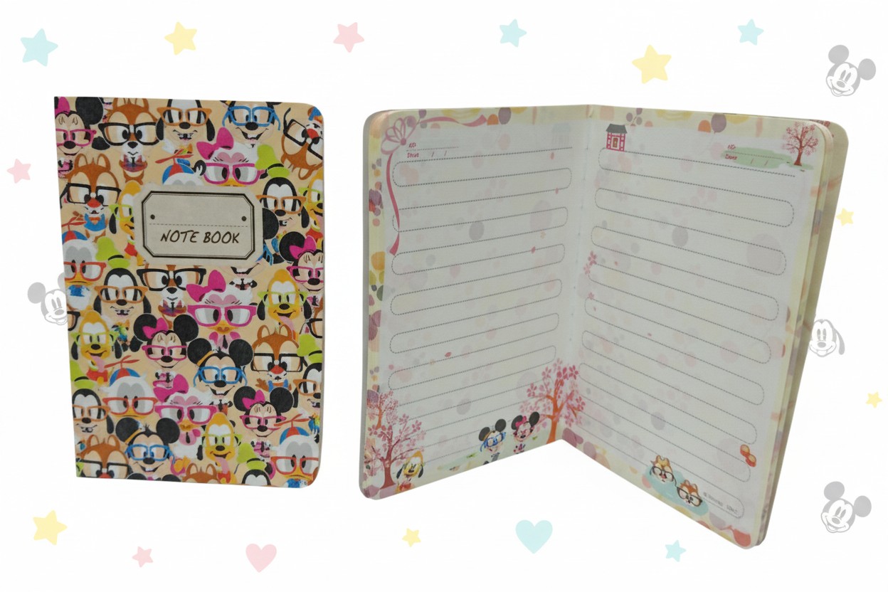 彩頁定頁筆記 Mickey And Friends (DPMA-7212A)