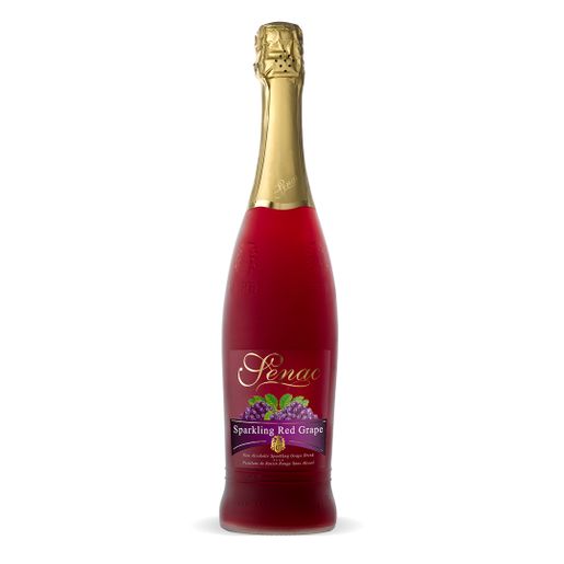 Senac零酒精果味香檳紅提子味750毫升