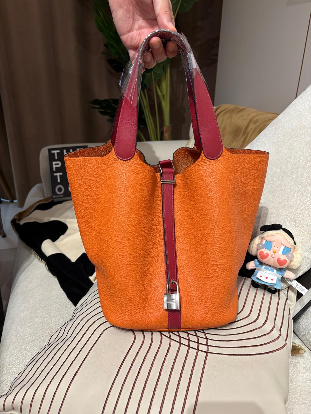 Hermes Picotin 26, STAMP X 100%Authentic,95%new ✅key lock✅dust bag