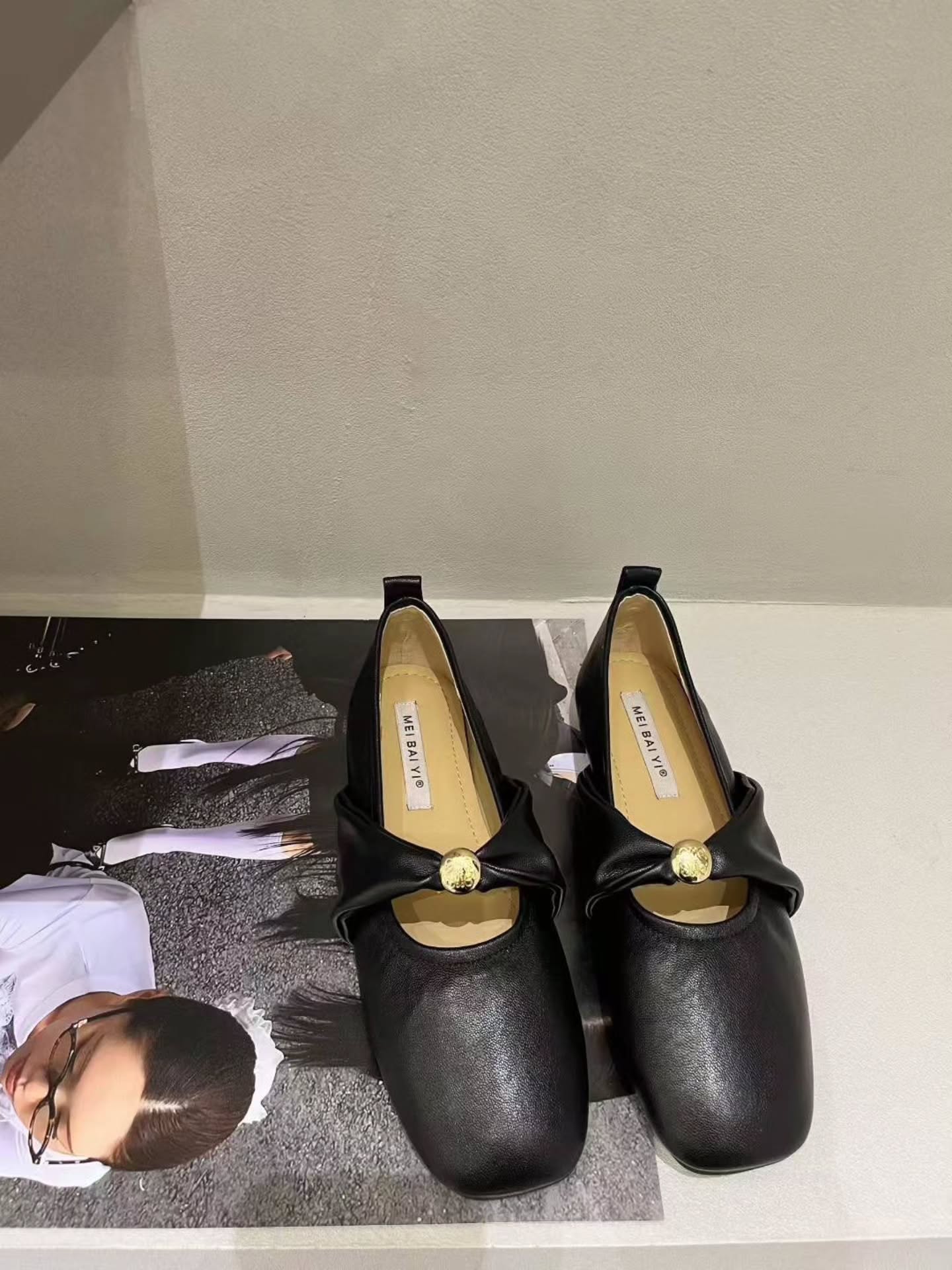 6638-106 小香风金扣玛丽珍 🇨🇳