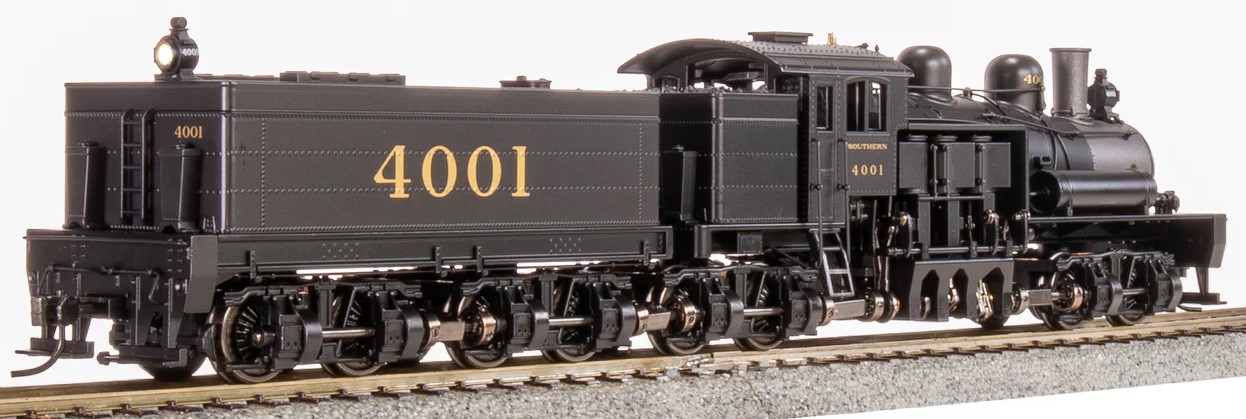 Broadway Limited Class D 4 truck Shay HO DCC SOUND & SMOKE