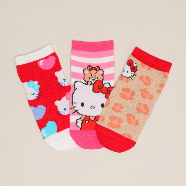 🆕【⭐訂購⭐】🌀 🇯🇵 日本直送 #Sanrio 短襪3對組套裝［6款選］🌀[ELCA-0009][260309]