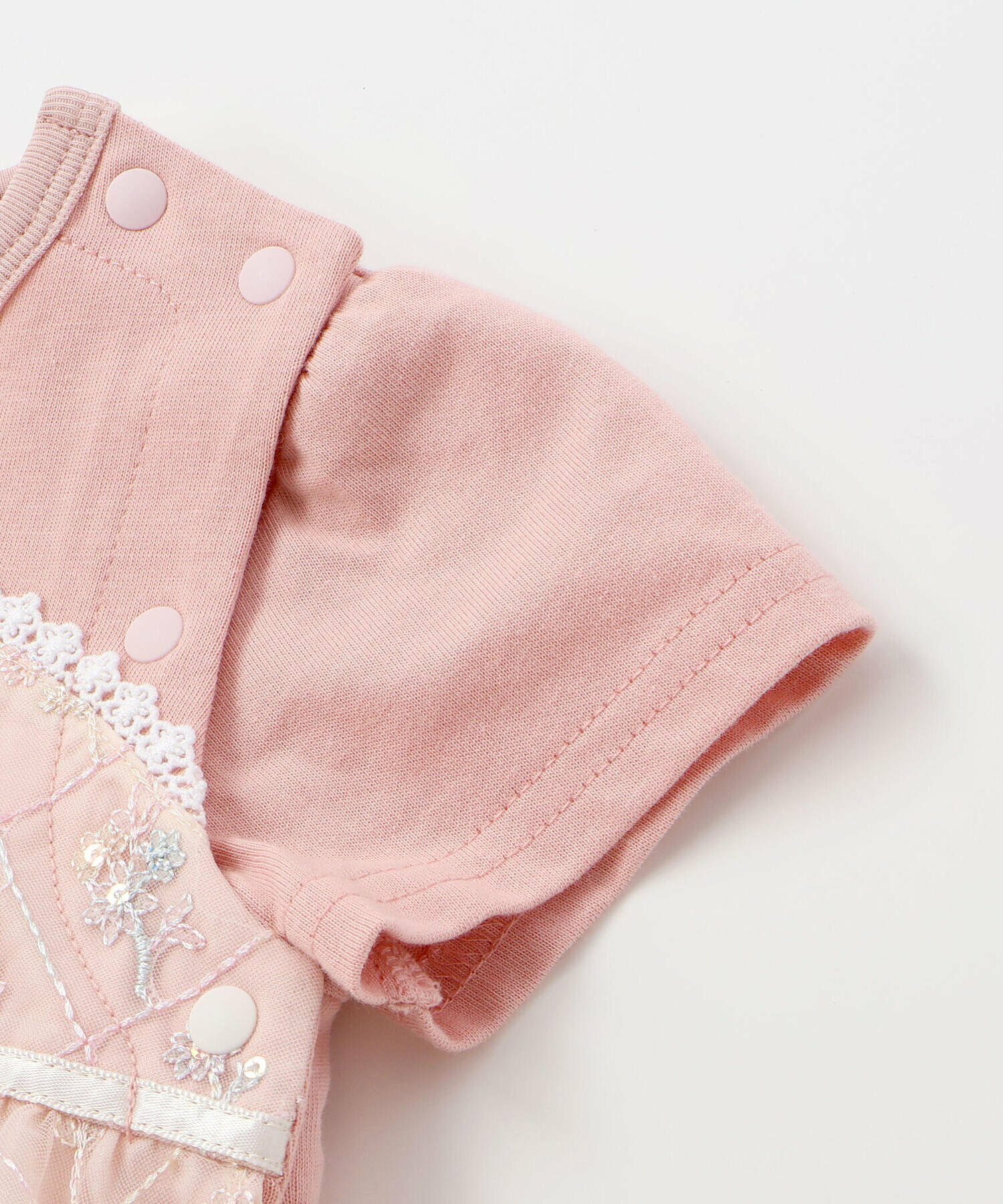 🇯🇵預訂 日本直送🇯🇵Slap Slip Baby兩色胸衣式花卉薄紗短袖包屁裙